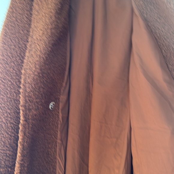 House of Harlow 1960 Rich Brown Rouland Boucle Teddy trench medium - Picture 5 of 6